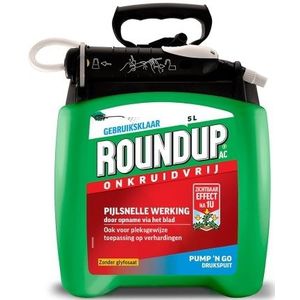 Roundup Natural Onkruidvrij - Kant en Klaar - 5L - Met Drukspuit