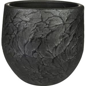 Ter Steege Plantenpot - antiek zwart - stijlvolle design look - D22 x H20 cm - bloempot