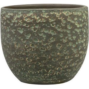 Ter Steege - Plantenpot Lava Stone - Groen - Keramiek - D25 x H23 cm