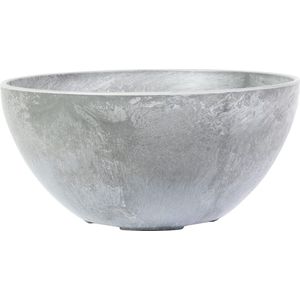 Artstone - Bowl Fiona - 31x15 - Grijs - Bloempot voor binnen en buiten - Milieuvriendelijk - Sterk en licht - Met drainagesysteem