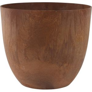 Ter Steege Plantenpot - terra bruin - kunststof - D38 x H33 cm - bloempot