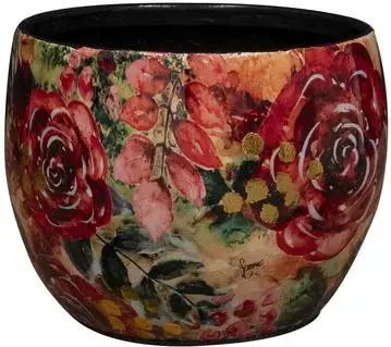 TS - Bloempot - Rose Rood - Ø 9 H 7 cm