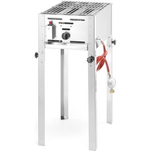 RVS Gas Barbecue - Incl. Pan + Rooster