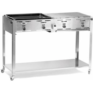 Hendi Grill Master Quattro Buitenkeuken - 4 branders - RVS