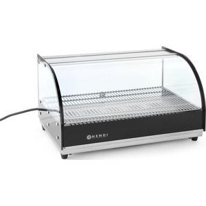HENDI Opzet warmhoudvitrine enkellaags - enkel niveau - 230V / 400W - 554x376x(H)311 mm