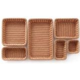 Hendi Broodmand Bruin - Verstevigd met RVS Frame - GN 2/3 - 325x354x(H)65mm