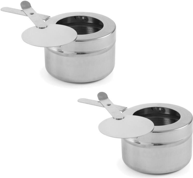 Hendi - Houder voor Blikje Brandpasta - 2 Stuks - Stevig Materiaal