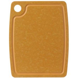 Hendi Snijplank antislip - vaatwasserbestendig - bruin houtvezel - 30 x 23.5 cm