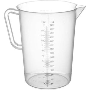 Hendi Maatbeker 3 liter kunststof