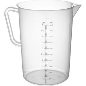 Hendi Maatbeker 5 liter kunststof