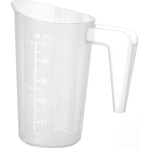 Hendi Stapelbare maatbeker 0,5 liter kunststof
