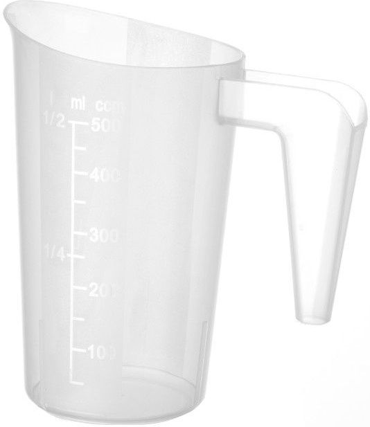 Hendi Stapelbare maatbeker 0,5 liter kunststof