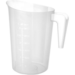 Hendi Maatbeker 3 Liter - Kunststof Maatkan Stapelbaar - Ø18,1 x (H)23,3cm