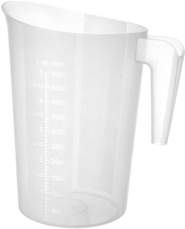 Hendi Maatbeker 5 Liter - Kunststof Maatkan Stapelbaar - Ø21 x (H)27cm