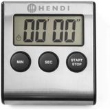Hendi Digitale keukenwekker / kookwekker / Timer - RVS