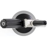 Hendi - Aluminium Fles - Mat Zwart - Inclusief 3 Spuitmondjes