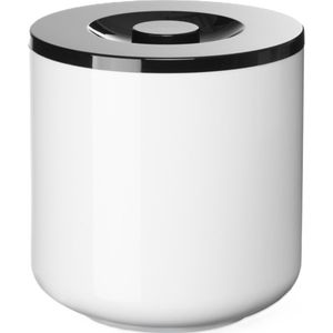 HENDI Ijsemmer, container voor ijsblokjes, BarUp, dubbelwandig, 5L, ø190x(h)200mm, polystyreen, wit en zwart