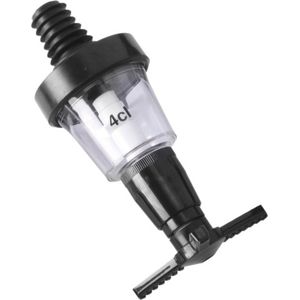 BarUp Non Drip Maatschenker 4cl - Kunststof Drankdispenser - Zwart