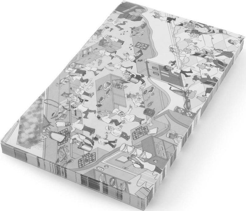 Vetbestendig Papier -Keuken Chaos - Per 500 Vellen - 258x425mm