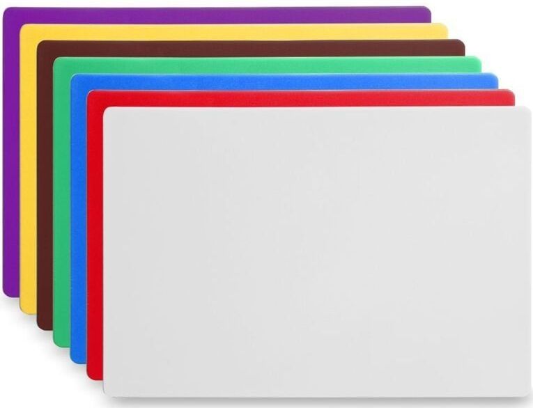 Hendi Gele snijplank - HACCP-gecertificeerd - HDPE kunststof - 450x300 mm