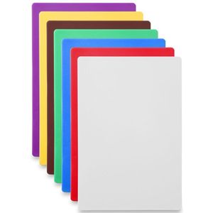 Hendi - Grote Snijplank - Rood - HDPE Kunststof - HACCP-gecertificeerd