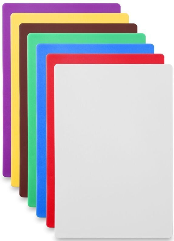 Hendi - Grote Snijplank - Rood - HDPE Kunststof - HACCP-gecertificeerd