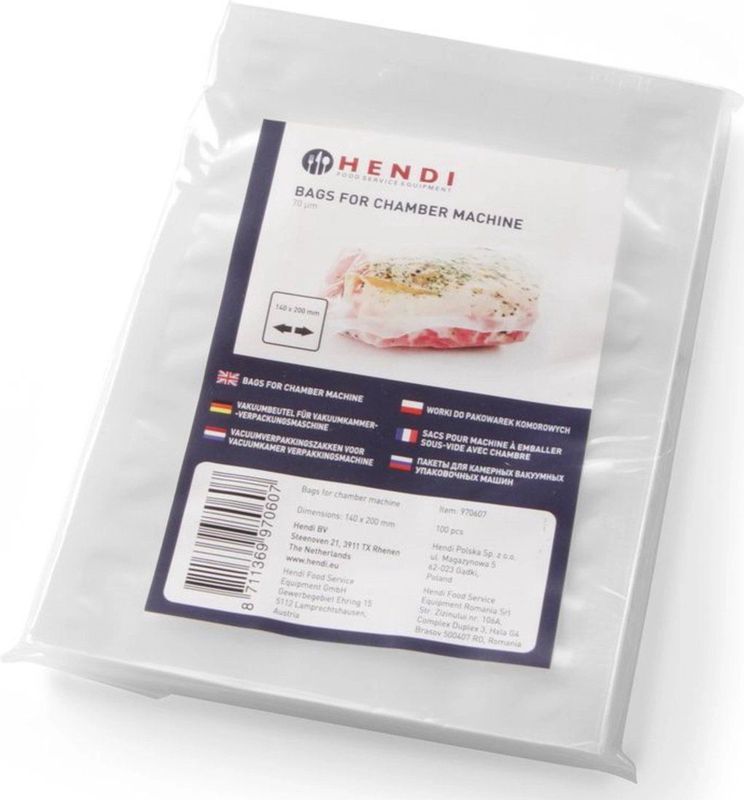 Hendi Vacuumzakken 20x30 cm - 100 Stuks