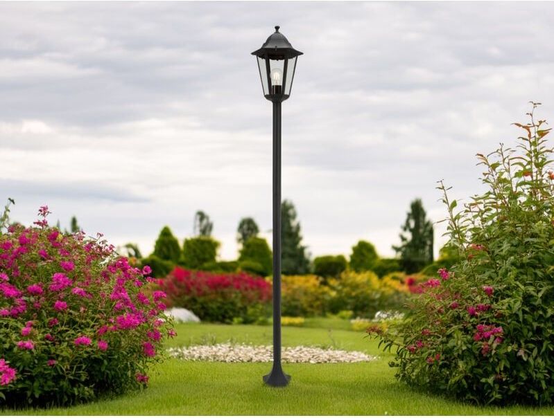 Smartwares Tuinlantaarn 60W 175cm Zwart - CLAS5000.035
