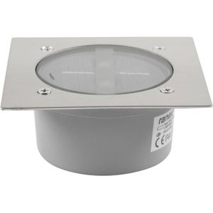 Ranex Spotlight Zonne-energie Vierkant 0,12W Zilver - 5000.198