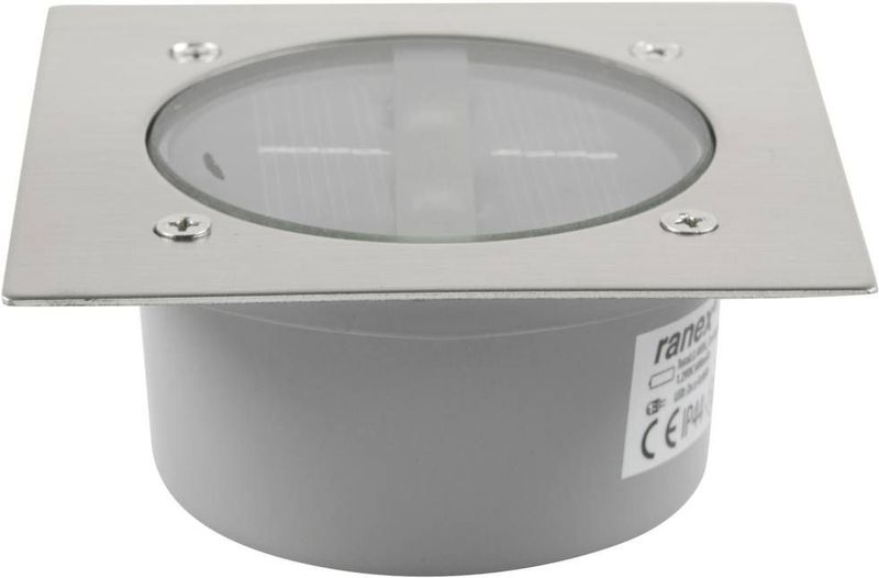 Ranex Spotlight Zonne-energie Vierkant 0,12W Zilver - 5000.198