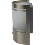Smartwares Buitenwandlamp met Sensor 14x20x10,5 cm - Zilverkleurig