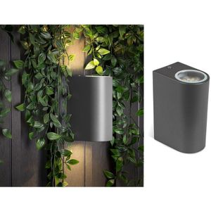 Ranex LED-wandlamp 6W Grijs - Omhoog/Omlaag Verlichting