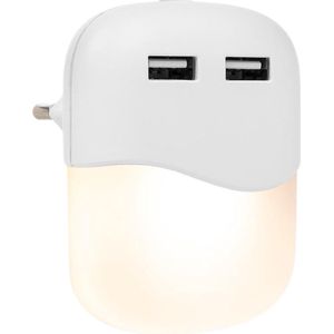 Smartwares ISL-60026 LED Nachtlamp met USB Poorten