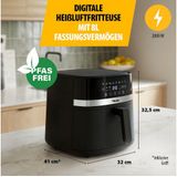 Tristar - FR-9418 - Airfryer - Zwart - 8 Liter - 2000 Watt - PFAS Vrij