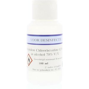 Chloorhexidine 0,5% in Alcohol 70% - Desinfectiemiddel - 100ml