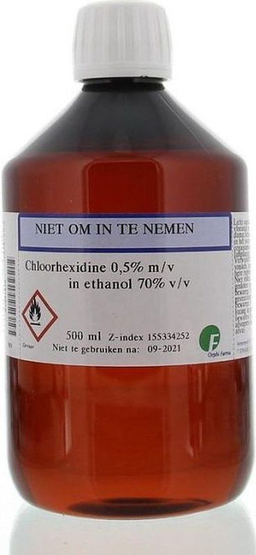 Chloorhexidine - 0,5% in Alcohol 70% - 500ml - Desinfectiemiddel