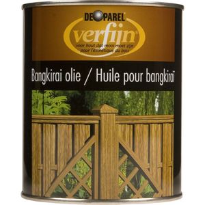 Verfijn - Bangkirai Olie - Bruin - Natuurlijke Oliën - 1 Liter