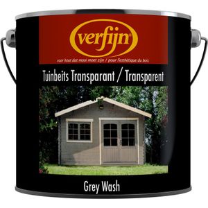 Verfijn Tuin- & Steigerhoutbeits Transparant 2,5L grey wash