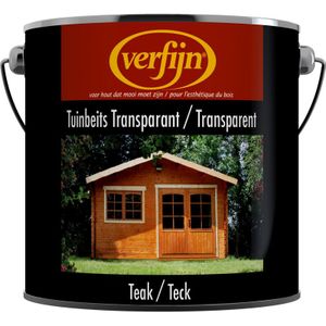 Verfijn Tuin- & Steigerhoutbeits Transparant 2,5L teak