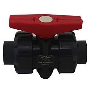 Pvc kogelkraan 20 25 32 40 50 63 75 90 110mm lijm kogelkranen 2 weg kraan afsluiter afsluitkraan pvc kogelventiel (Binnendiameter 50mm)