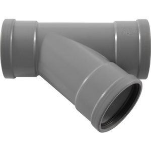 PVC T-stuk manchet 45deg 110mm, 3 x mof