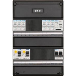 EATON - System 55 Installatiekast - 1 Fase - 6 Groepen - 2 Aardlekschakelaars