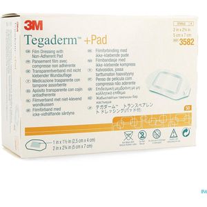 Tegaderm + Pad 5x7cm  50 stuks