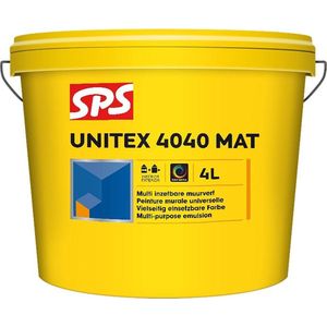 SPS Unitex 4040 mat 4L wit