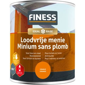 Finess loodvrije menie - roestwerend - oranje - 750 ml.