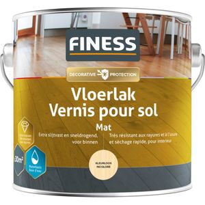 Finess vloerlak mat - kleurloos - 2,5 liter