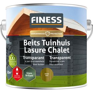 Finess Tuinbeits Transparant Glans 2502 Groen 2,5 Liter