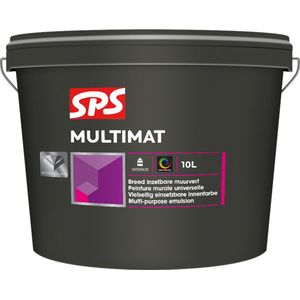 Sps Multimat Muurverf 9010 10 Liter