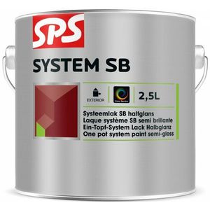 SPS Systeem SB Lak - Op Kleur Gemengd - 2,5L