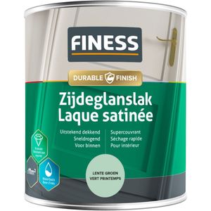 Finess zijdeglanslak waterbasis - lente groen - 750 ml.